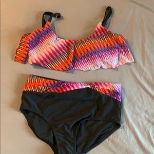 Multi-color High Rise Bikini